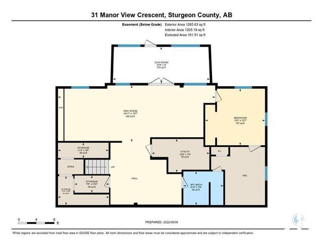 31 Manor View Cr, House detached with 4 bedrooms, 3 bathrooms and null parking in Sturgeon County AB | Image 40