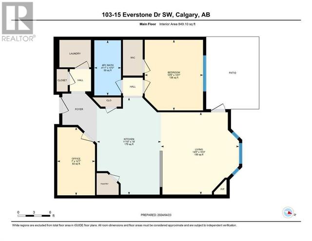 103, - 15 Everstone Drive Sw, Condo with 1 bedrooms, 1 bathrooms and 1 parking in Calgary AB | Image 39