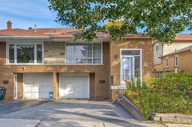 55 Mentor Blvd, House semidetached with 4 bedrooms, 3 bathrooms and 5 parking in Toronto ON | Image 1