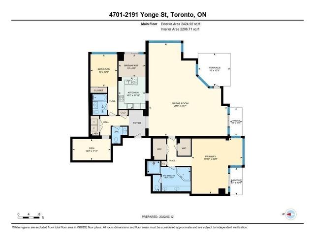 4701 - 2191 Yonge St, Condo with 2 bedrooms, 3 bathrooms and 2 parking in Toronto ON | Image 33