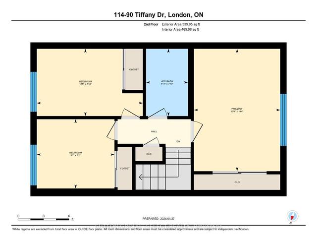 114 - 90 Tiffany Dr, Townhouse with 3 bedrooms, 2 bathrooms and 1 parking in London ON | Image 21