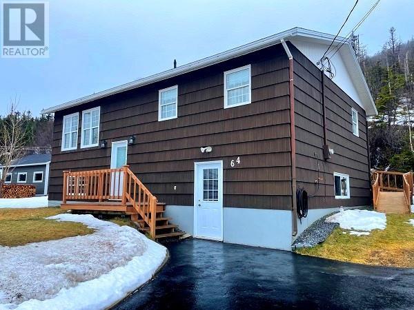 64 Main Street, House detached with 3 bedrooms, 1 bathrooms and null parking in Lark Harbour NL | Image 1