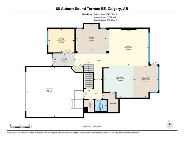 88 Auburn Sound Terrace Se, House detached with 4 bedrooms, 3 bathrooms and 6 parking in Calgary AB | Image 42