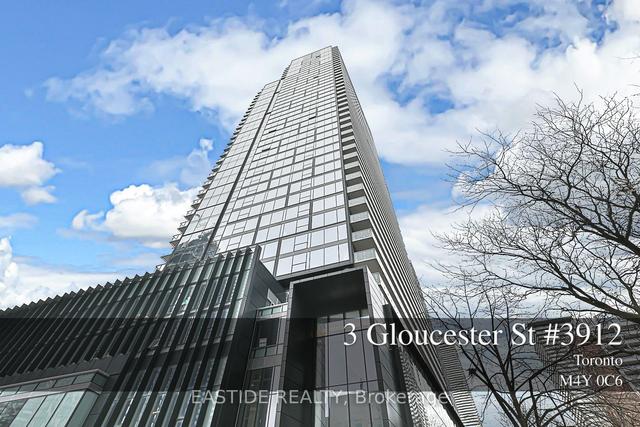 3912 - 3 Gloucester St E, Condo with 1 bedrooms, 1 bathrooms and 0 parking in Toronto ON | Image 1