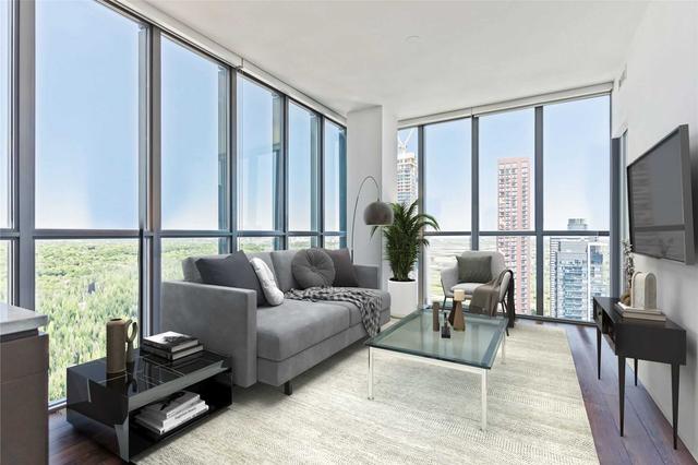 3906 - 110 Charles St E, Condo with 2 bedrooms, 2 bathrooms and 1 parking in Toronto ON | Card Image