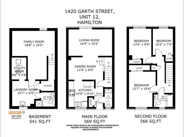 12 - 1420 Garth St, Condo with 3 bedrooms, 3 bathrooms and 1 parking in Hamilton ON | Image 32