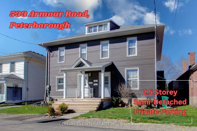 533 Armour Rd, House semidetached with 4 bedrooms, 2 bathrooms and 2 parking in Peterborough ON | Image 1