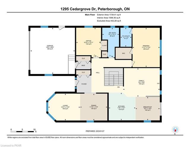 1295 Cedargrove Drive, House detached with 4 bedrooms, 3 bathrooms and null parking in Peterborough ON | Image 42
