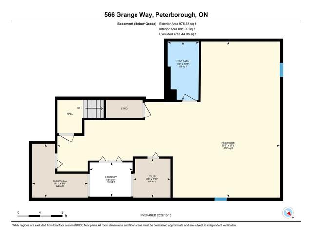 566 Grange Way, House detached with 3 bedrooms, 4 bathrooms and 1 parking in Peterborough ON | Image 35