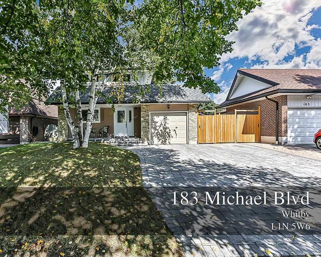 183 Michael Blvd, House detached with 3 bedrooms, 3 bathrooms and 5 parking in Whitby ON | Image 1