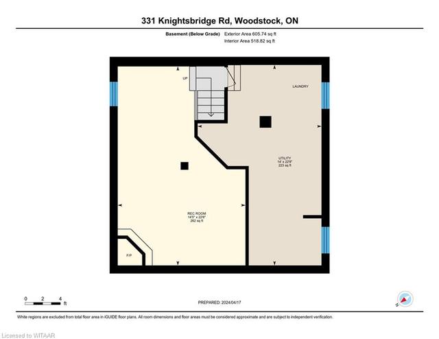 331 Knightsbridge Road, House detached with 2 bedrooms, 1 bathrooms and 8 parking in Woodstock ON | Image 29