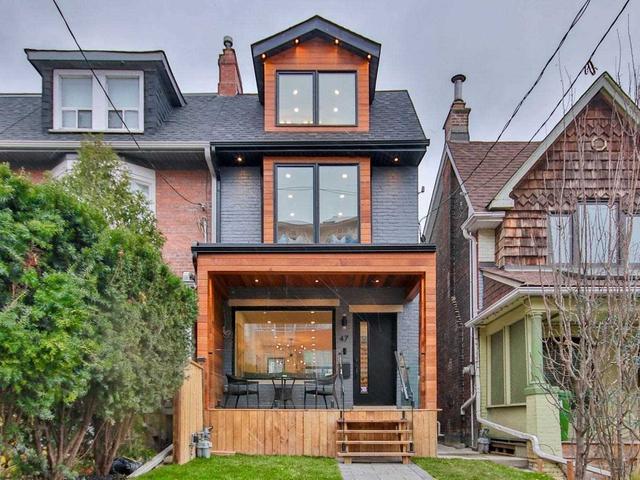 47 Boston Ave, House attached with 3 bedrooms, 4 bathrooms and 2 parking in Toronto ON | Image 1