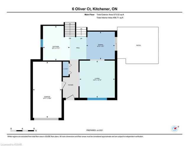 6 Oliver Court, House detached with 4 bedrooms, 2 bathrooms and 2 parking in Kitchener ON | Image 49