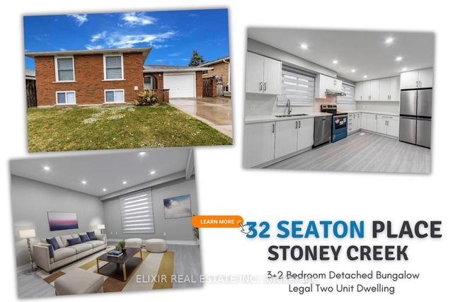 32 Seaton Place Dr, House detached with 3 bedrooms, 2 bathrooms and 7 parking in Hamilton ON | Image 1