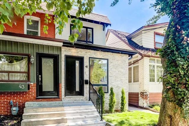 41 Caroline Ave, House semidetached with 3 bedrooms, 3 bathrooms and 2 parking in Toronto ON | Image 1