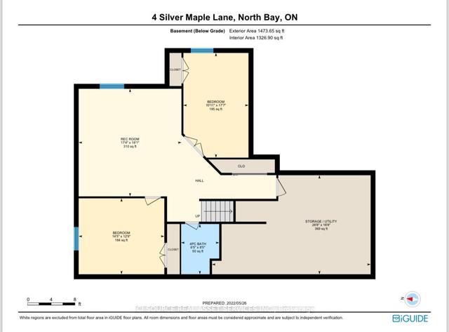 4 Silver Maple Lane, House attached with 1 bedrooms, 3 bathrooms and 6 parking in North Bay ON | Image 6