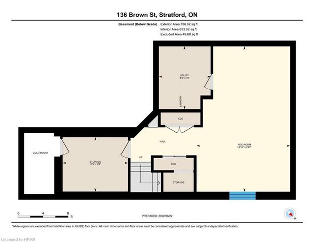 136 Brown Street, House semidetached with 3 bedrooms, 2 bathrooms and 4 parking in Stratford ON | Image 50