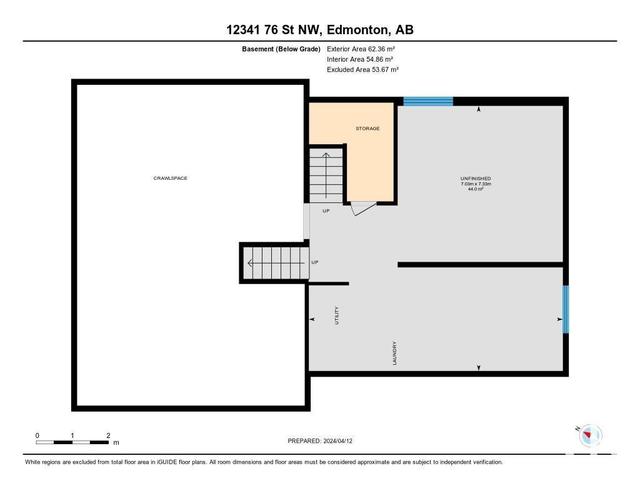 12341 76 St Nw, House detached with 4 bedrooms, 3 bathrooms and null parking in Edmonton AB | Image 46