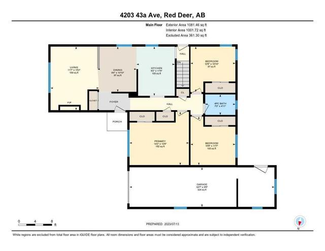 4203 43a Avenue, House detached with 4 bedrooms, 2 bathrooms and 3 parking in Red Deer AB | Image 42