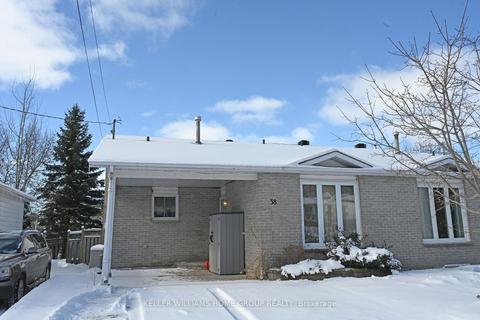 38 Mcgibbon St, House semidetached with 2 bedrooms, 2 bathrooms and 4 parking in North Bay ON | Card Image