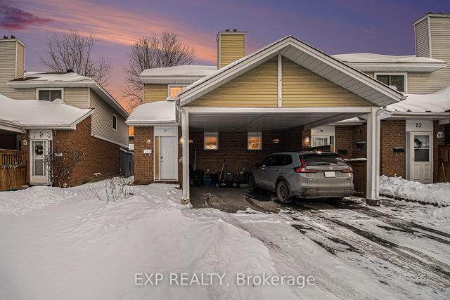 9 - 77 Bannerhill Pvt, Townhouse with 3 bedrooms, 2 bathrooms and 2 parking in Ottawa ON | Image 1