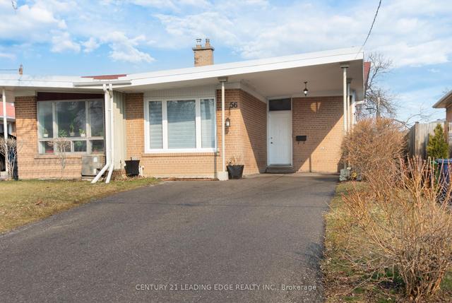 56 Niantic Cres, House semidetached with 4 bedrooms, 2 bathrooms and 7 parking in Toronto ON | Image 1