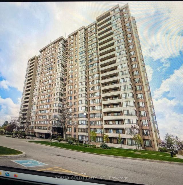1601 - 100 County Court Blvd S, Condo with 2 bedrooms, 2 bathrooms and 1 parking in Brampton ON | Image 1