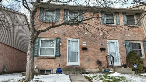 165 - 1247 Huron Rd, House attached with 2 bedrooms, 2 bathrooms and 1 parking in London ON | Card Image