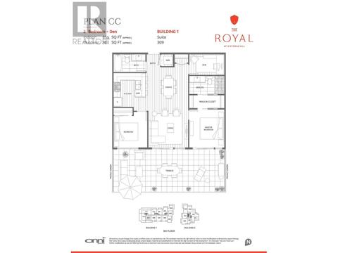 309 - 28 E Royal Avenue, Condo with 2 bedrooms, 2 bathrooms and 1 parking in New Westminster BC | Card Image