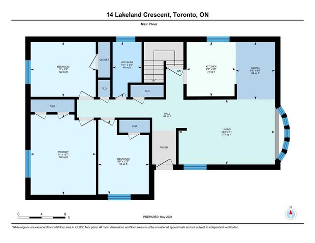 14 Lakeland Cres, House detached with 3 bedrooms, 3 bathrooms and 6 parking in Toronto ON | Image 10