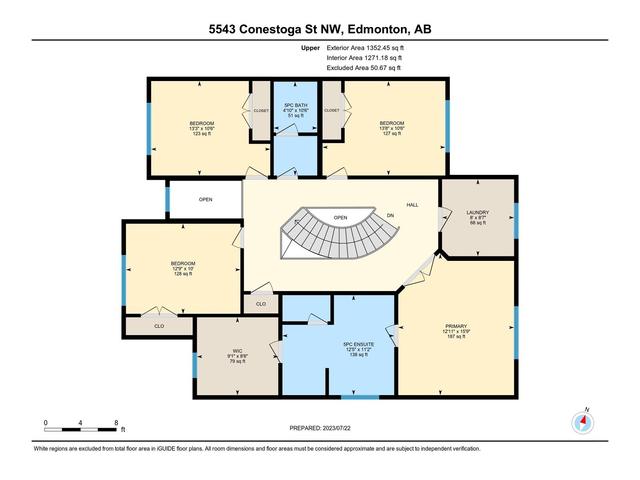 5543 Conestoga St Nw, House detached with 5 bedrooms, 3 bathrooms and 6 parking in Edmonton AB | Image 42
