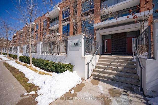 th118 - 353 Beecroft Rd, Townhouse with 2 bedrooms, 2 bathrooms and 1 parking in Toronto ON | Image 1