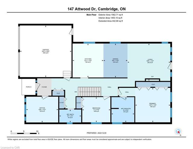 147 Attwood Drive, House detached with 5 bedrooms, 3 bathrooms and 4 parking in Cambridge ON | Image 39