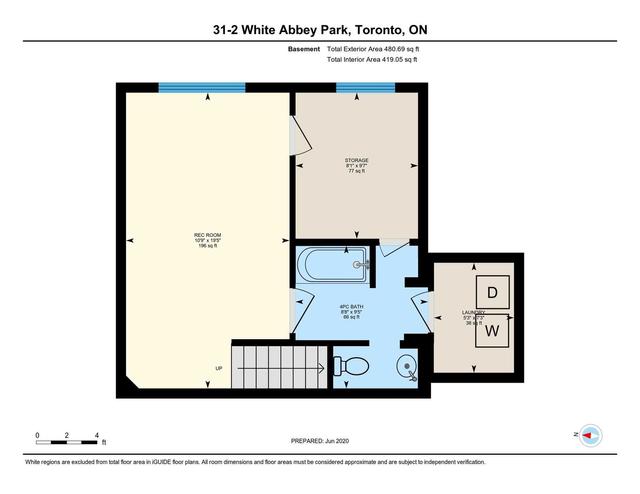 31 - 2 White Abbey Park, Townhouse with 2 bedrooms, 2 bathrooms and 1 parking in Toronto ON | Image 13