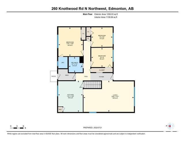 260 Knottwood Rd Nw, House detached with 5 bedrooms, 1 bathrooms and null parking in Edmonton AB | Image 32
