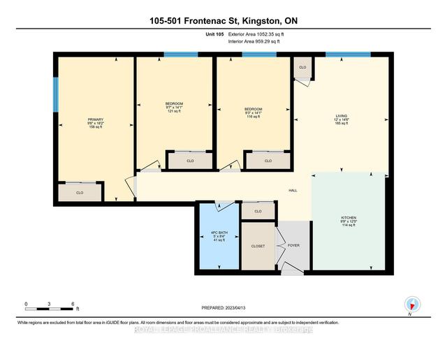 105 - 501 Frontenac St, Condo with 3 bedrooms, 1 bathrooms and 0 parking in Kingston ON | Image 22