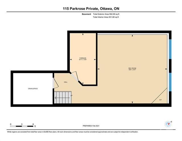 115 Parkrose Private, Townhouse with 3 bedrooms, 3 bathrooms and 2 parking in Ottawa ON | Image 24