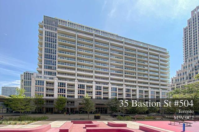 504 - 35 Bastion St, Condo with 1 bedrooms, 2 bathrooms and 1 parking in Toronto ON | Card Image