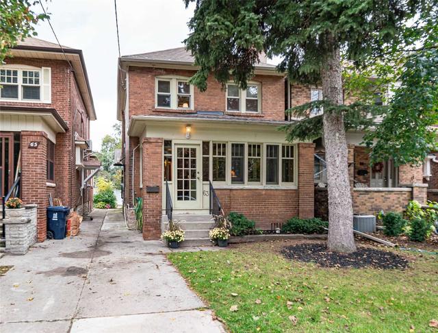 63 Brumell Ave, House detached with 3 bedrooms, 2 bathrooms and 1 parking in Toronto ON | Image 1