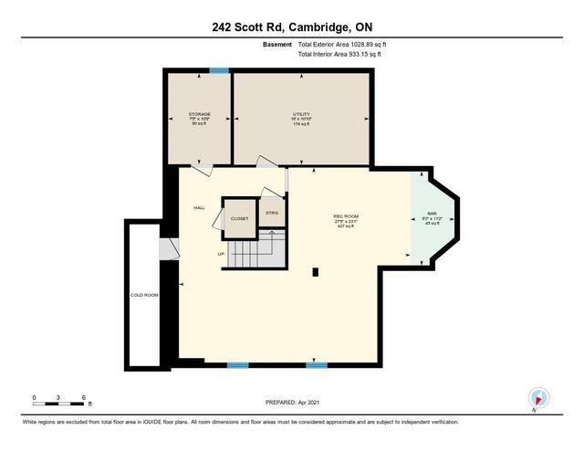 242 Scott Rd, House detached with 4 bedrooms, 3 bathrooms and 4 parking in Cambridge ON | Image 33