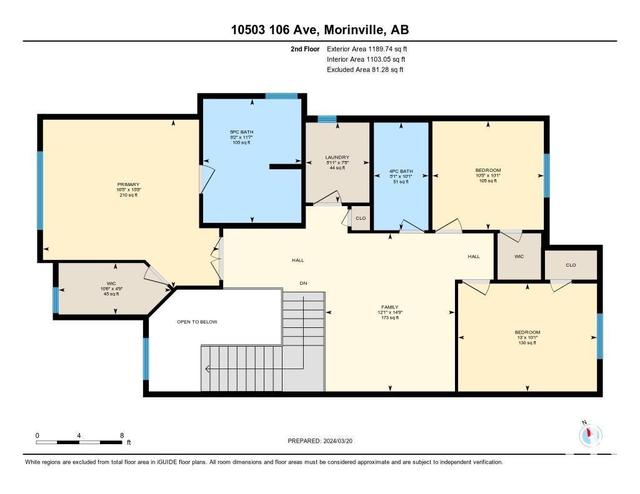10503 106 Av, House detached with 3 bedrooms, 3 bathrooms and null parking in Morinville AB | Image 41