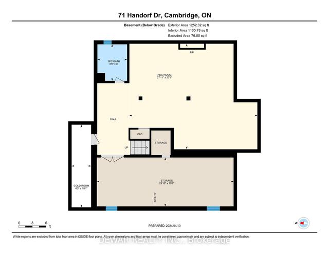 71 Handorf Dr, House detached with 4 bedrooms, 4 bathrooms and 4 parking in Cambridge ON | Image 33