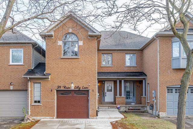 59 Rain Lily Lane, House attached with 3 bedrooms, 4 bathrooms and 5 parking in Brampton ON | Image 1