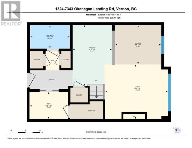1324 - 7343 Okanagan Landing Road, Condo with 1 bedrooms, 2 bathrooms and null parking in Vernon BC | Image 29