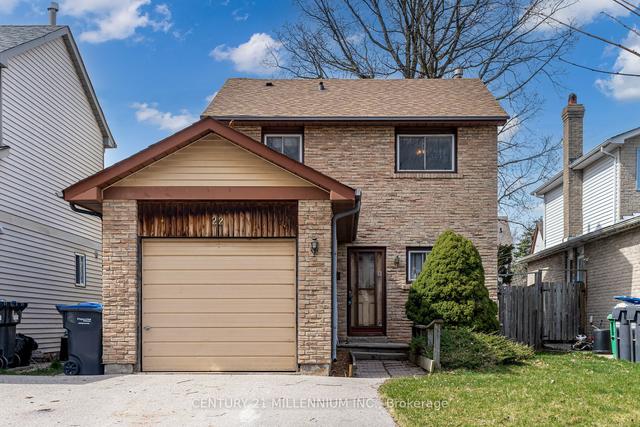 22 Mitchell Ave, House detached with 3 bedrooms, 2 bathrooms and 5 parking in Brampton ON | Image 1