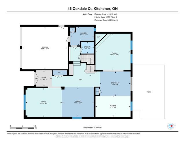 46 Oakdale Crt, House detached with 4 bedrooms, 5 bathrooms and 4 parking in Kitchener ON | Image 32