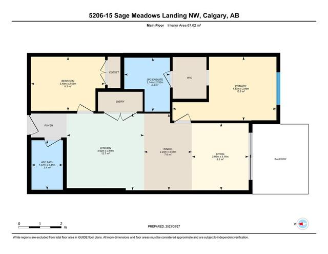 5206 - 15 Sage Meadows Landing Nw, Condo with 2 bedrooms, 2 bathrooms and 1 parking in Calgary AB | Image 27