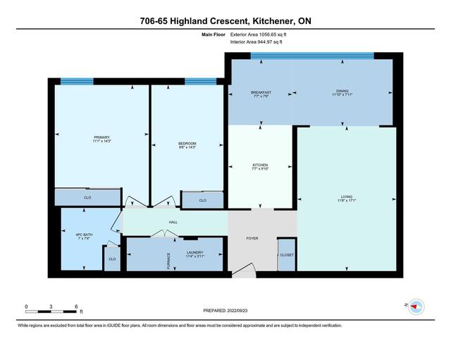 706 - 65 Highland Cres, Condo with 2 bedrooms, 1 bathrooms and 1 parking in Kitchener ON | Image 19