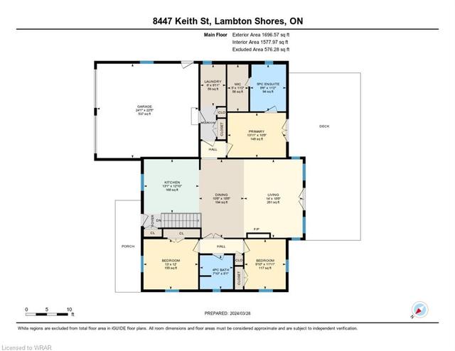 8447 Keith Street, House detached with 4 bedrooms, 3 bathrooms and 6 parking in Lambton Shores ON | Image 33