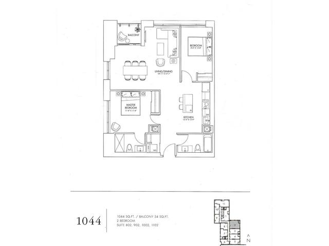 802 - 620 King St W, Condo with 2 bedrooms, 2 bathrooms and 1 parking in Toronto ON | Image 10